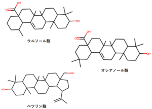 柿のヘタの成分　サポニン